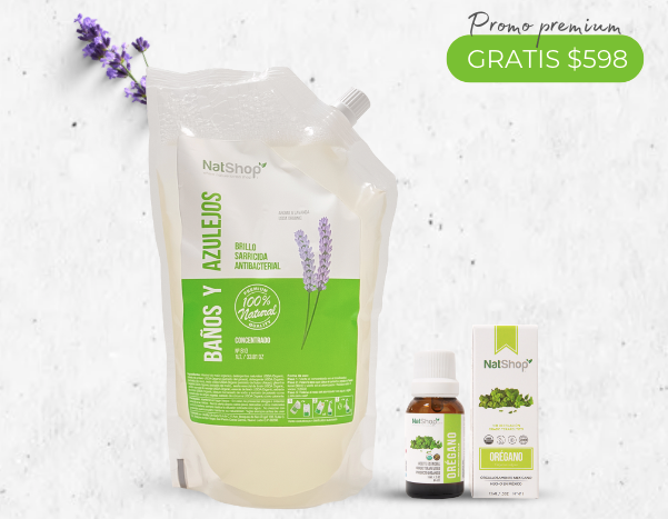 Promo Premium -  Limp. Baños y azulejos y Aceite esencial orégano