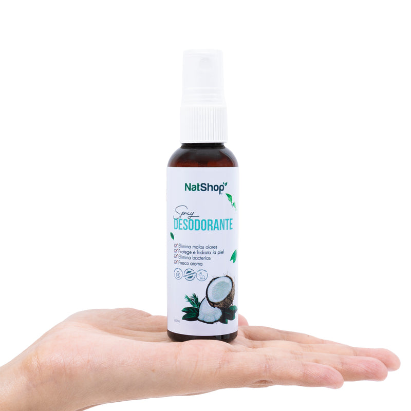 Desodorante 100% natural - Coco Orgánico y Vitamina E 60ml
