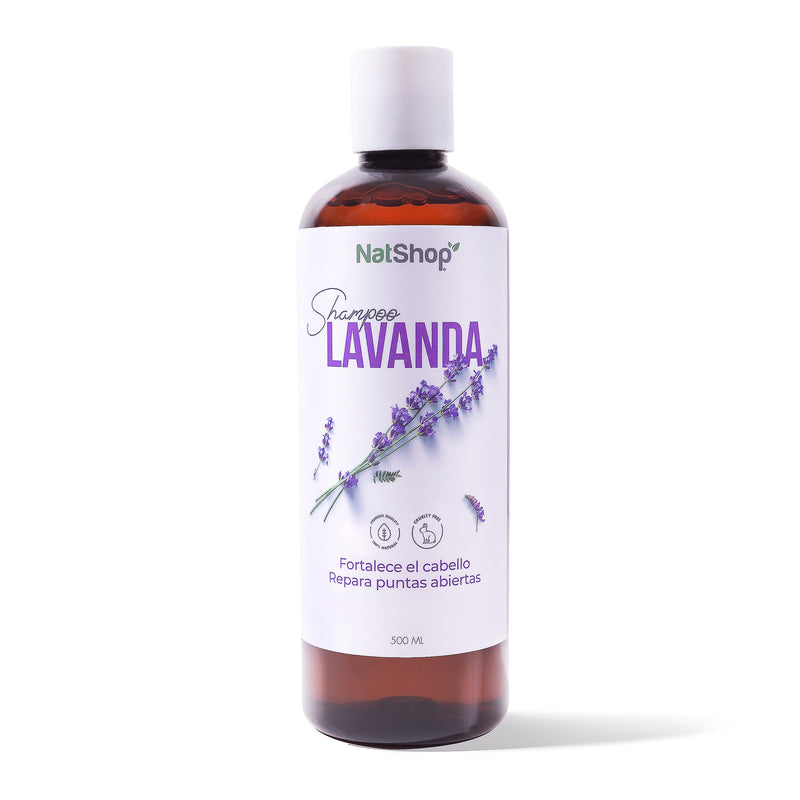 Shampoo natural - Lavanda y vitamina E - 500ml