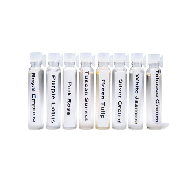 Paquete de muestras de perfumes