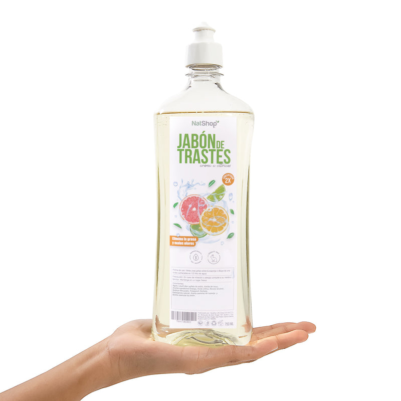 Jabón para trastes concentrado - Cítricos 750ml