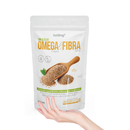 Fibra psyllium y Omega 3 vegetal - sabor naranja orgánica 400g