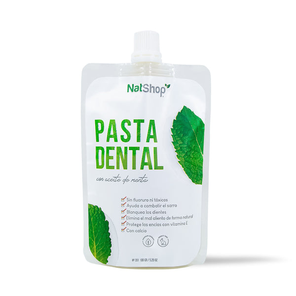 Pasta dental natural 100g - Aceite de Menta