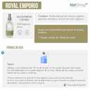 Royal emporio (caballero) con aceite esencial de naranja