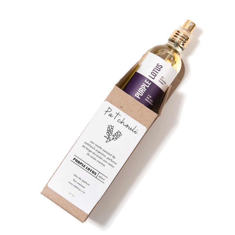 Purple lotus (dama) con aceite esencial de patchouli