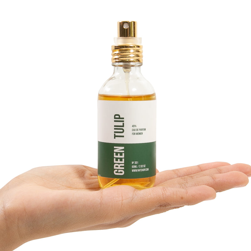Green tulip (dama) con aceite esencial de lemongrass