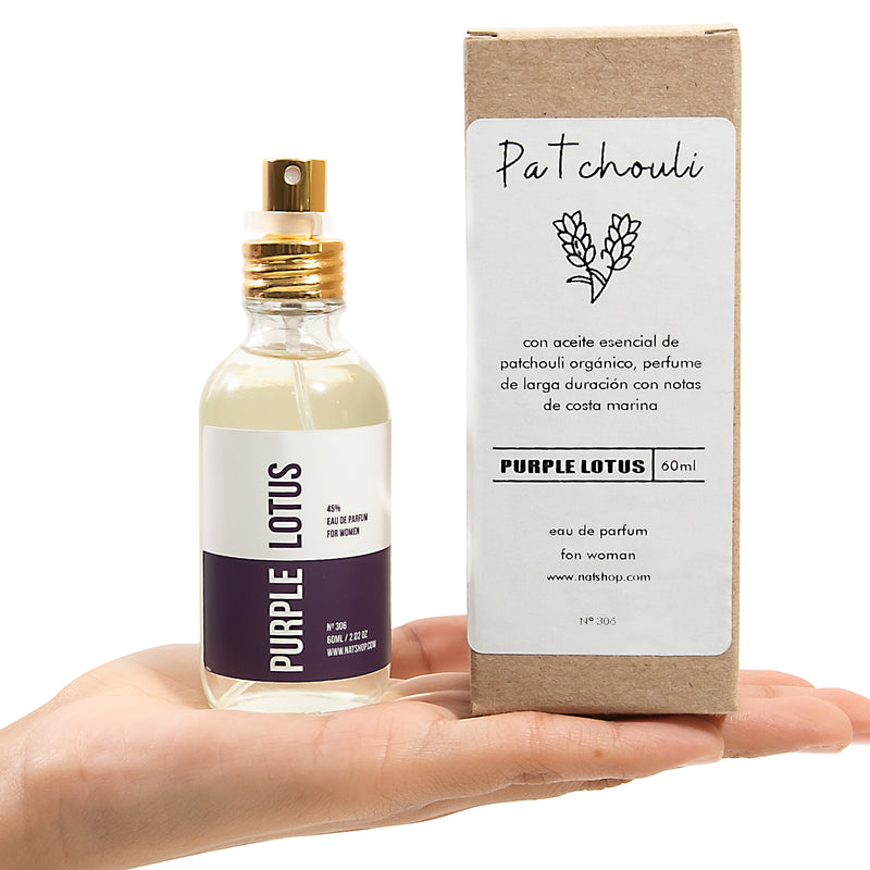 Purple lotus (dama) con aceite esencial de patchouli