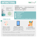 Antibacterial.... alcohol desodorizado 40B, 95.5 antiséptico