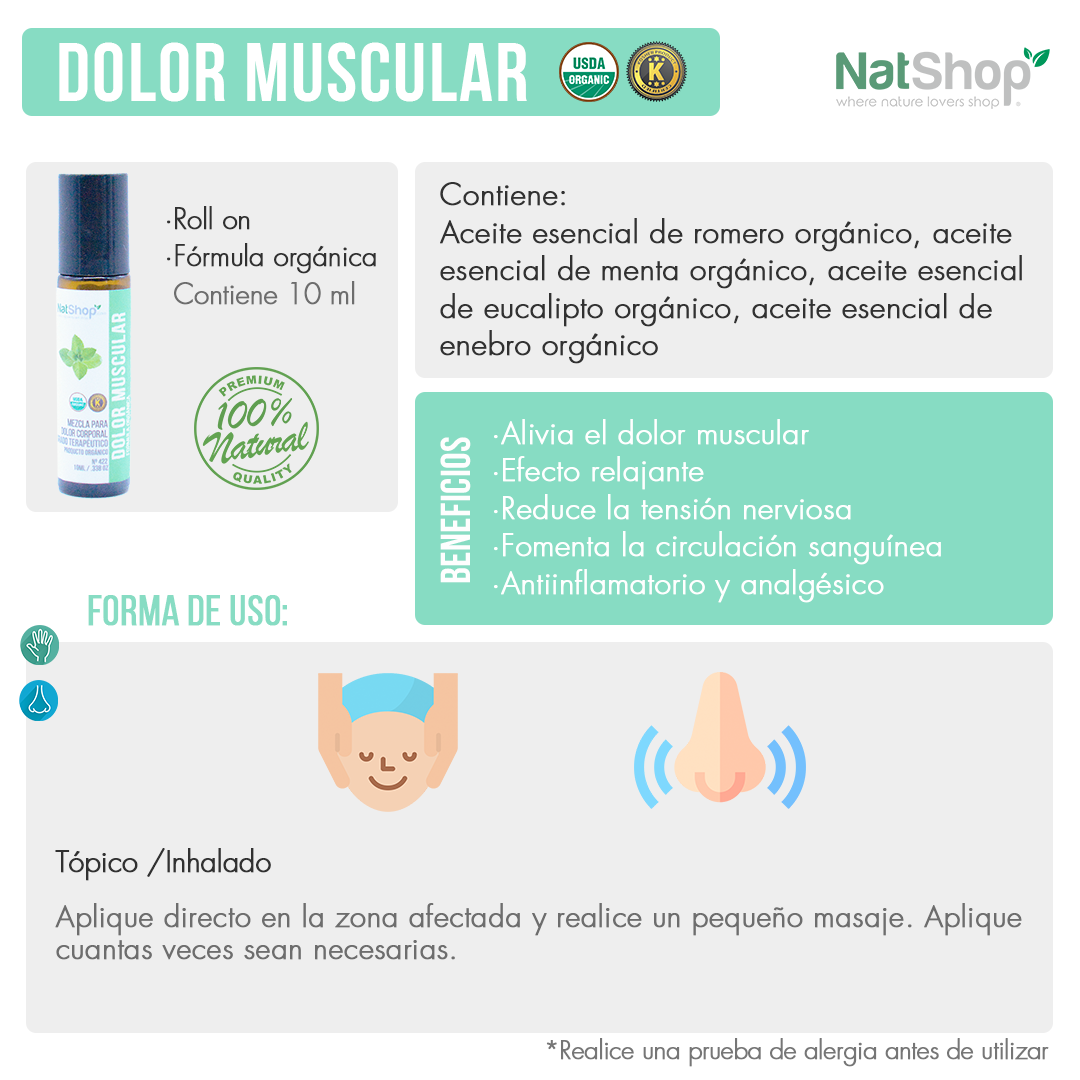 Dolor muscular - Roll on 10 ml