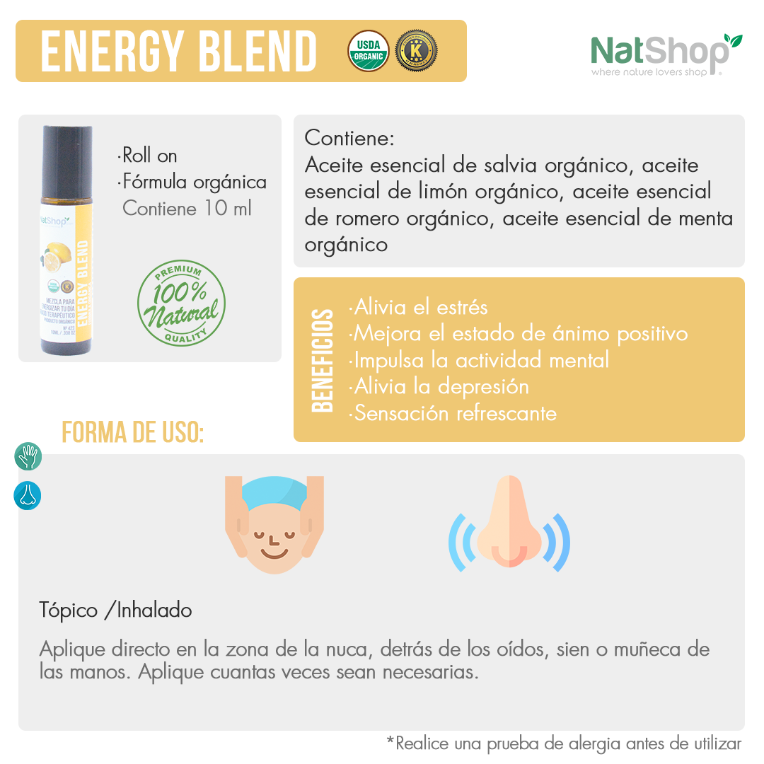 Energy blend - Roll on 10 ml